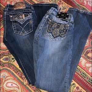 MISS ME JEANS!! Bootcut ! 2 PAIRS